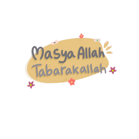 Masa Allah Tabarakallah | Islamic Sticker | Customized Sticker BD