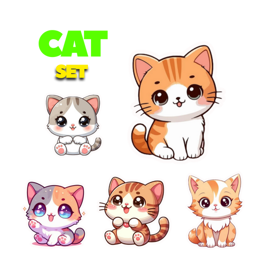 Cat Sticker Set | Sticker | Cat