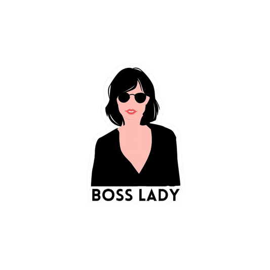 Boss Lady Sunglasses Sticker | Attitude Sticker | Customized Sticker BD