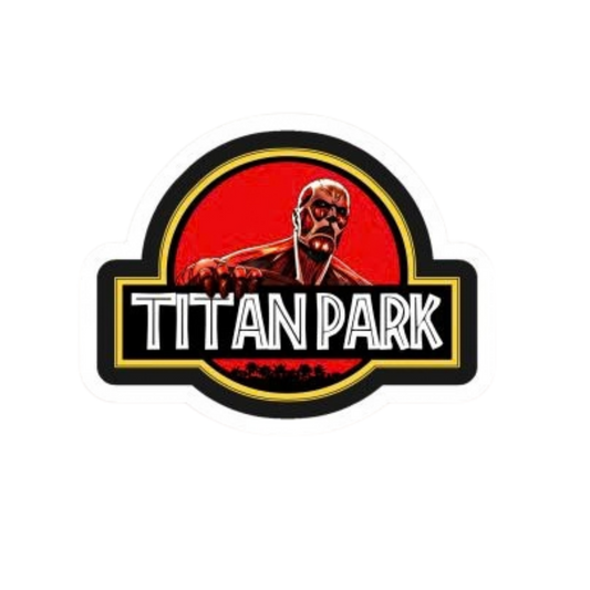 Titan Park Parody Sticker | Attack on Titan | Anime Sticker