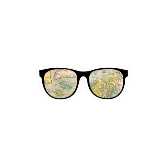 World Map Sunglasses Sticker | Air Force | Customized Sticker BD