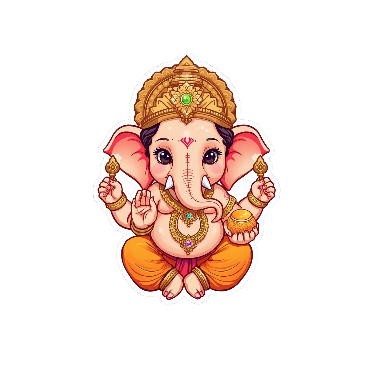 Ganesh Stickers | Om, Gods, Mantras & Spritual Symbol | Customized Sticker BD