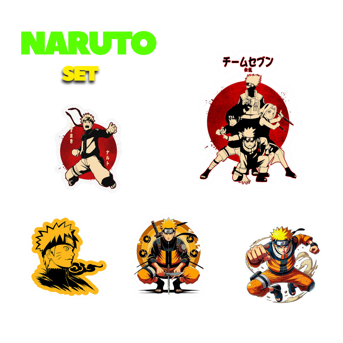 Naruto Sticker Set | Customized Sticker BD