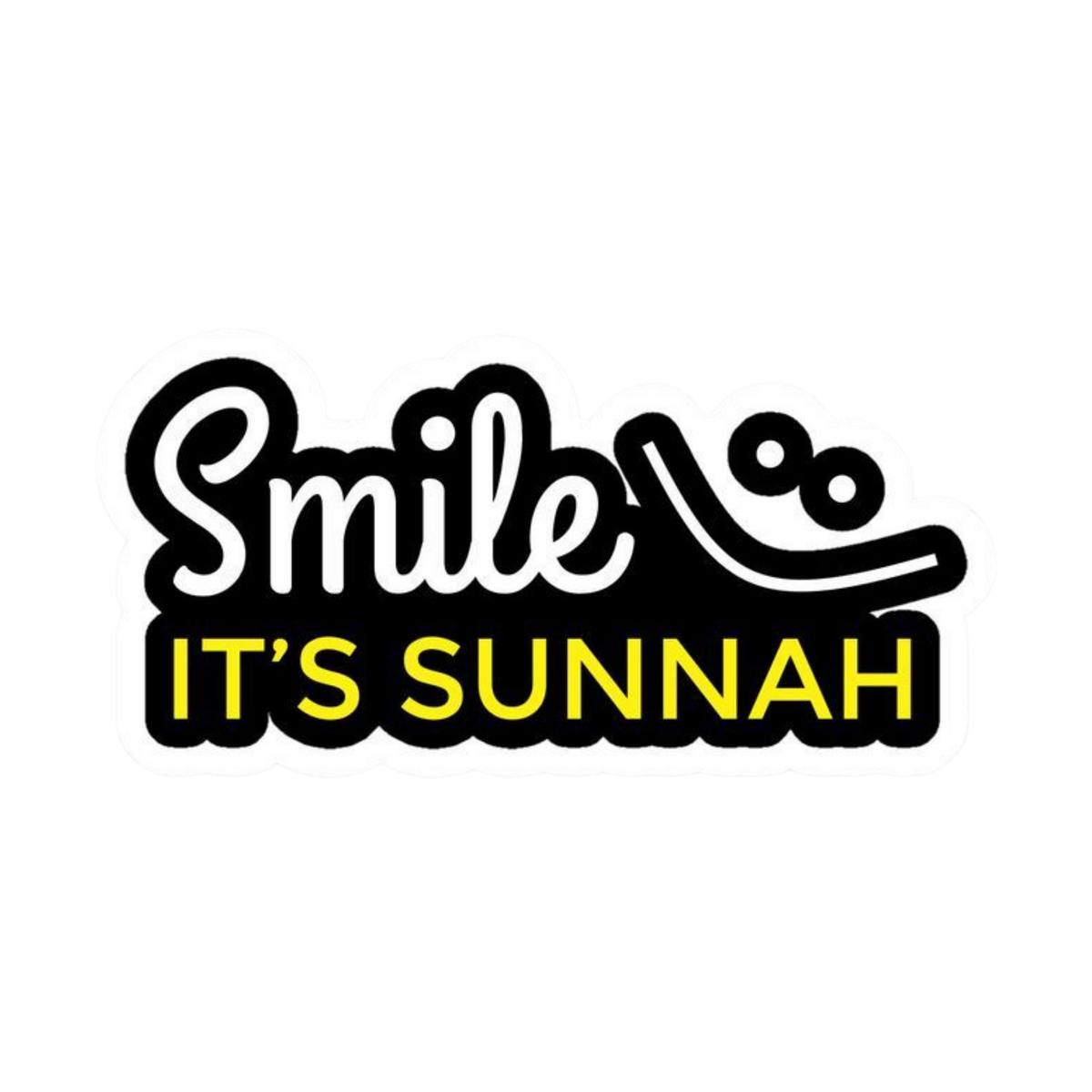 Smile It's Sunnah | Customized Sticker BD