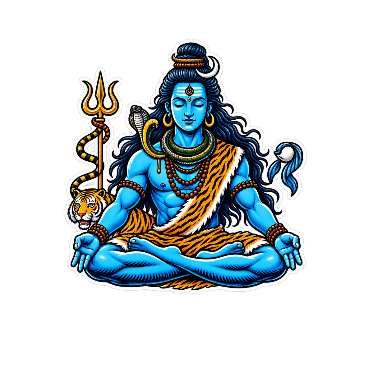 Shiva Sticker 2 | Om, Gods, Mantras & Spritual Symbol | Customized Sticker BD