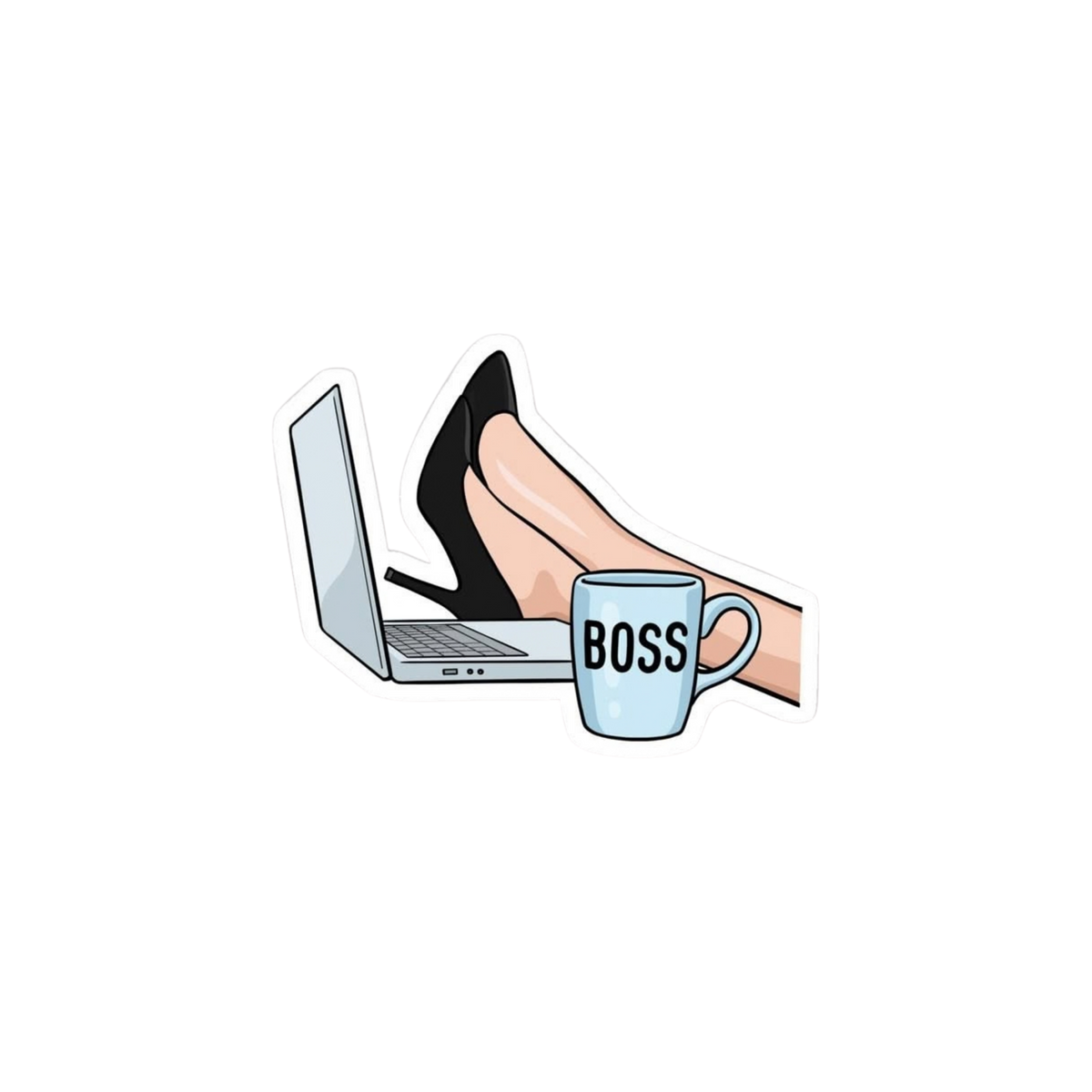 Boss Lady Sunglasses Sticker | Attitude Sticker | Customized Sticker BD (Copy)