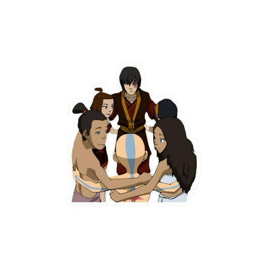 Avatar: The Last Airbender Team Avatar Huddle Sticker | Customized Sticker BD