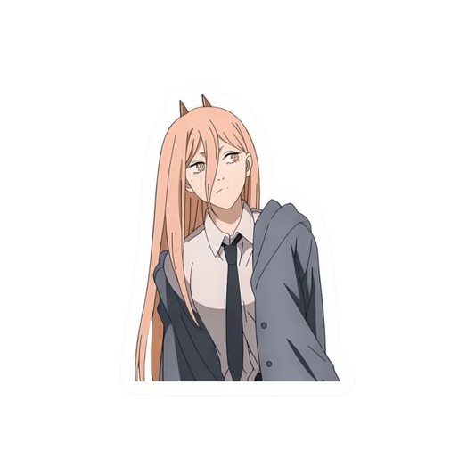 Power Casual Sticker | Chainsaw Man Anime Sticker | Customized Sticker BD