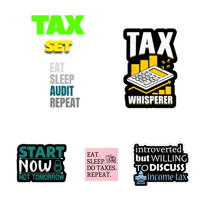 Tax Sticker Set | Customized Sticker BD