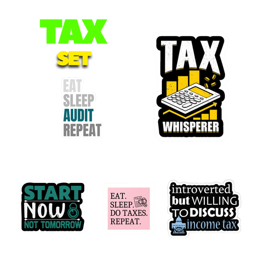 Tax Sticker Set | Customized Sticker BD