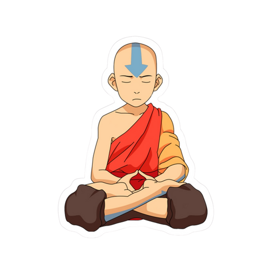 Avatar: The Last Airbender Aang Meditation Sticker | Customized Sticker BD