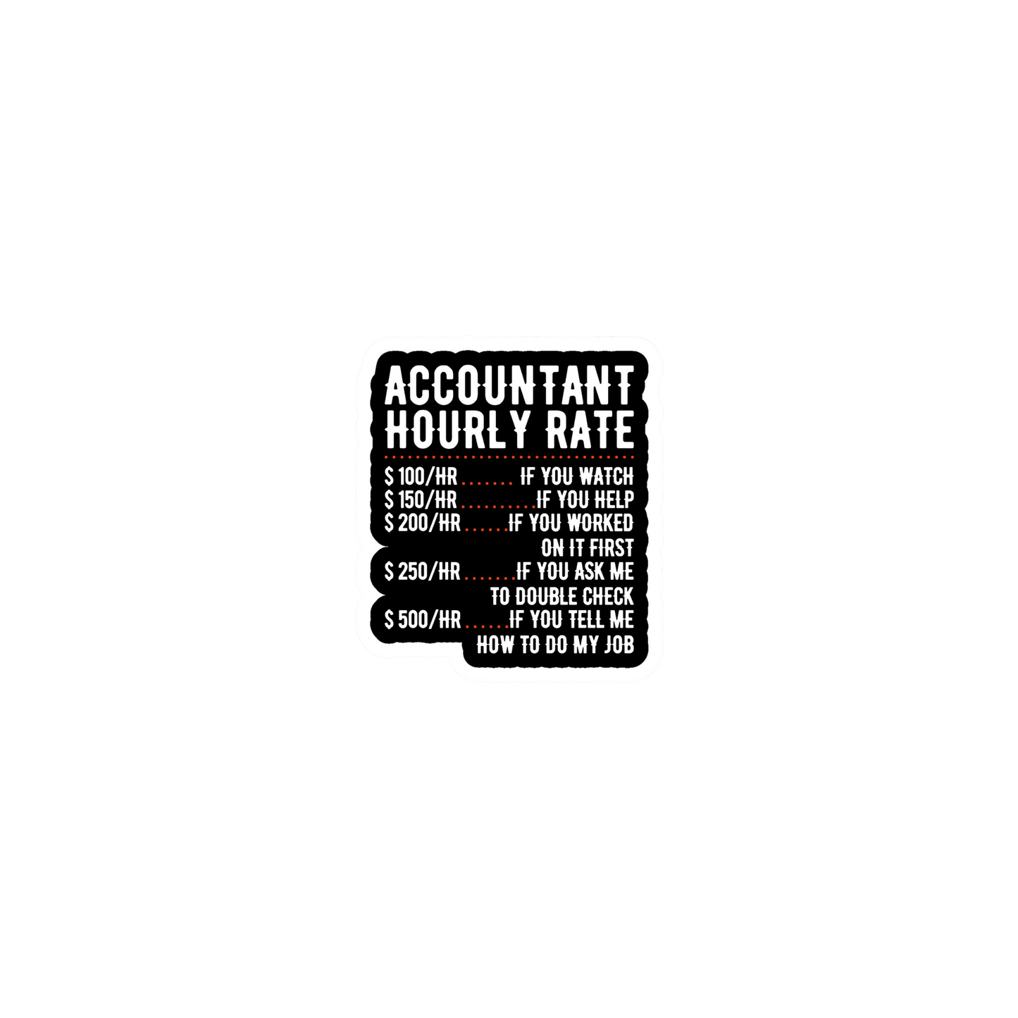 Accountant Sticker Set 3 | Sticker | Accountant