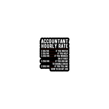 Accountant Sticker Set 3 | Sticker | Accountant