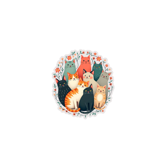 Cat Sticker 17 | Cat | Customized Sticker