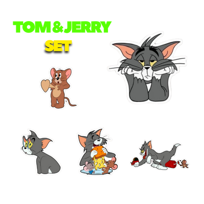 Tom & Jerry Sticker Set | Customized Sticker BD