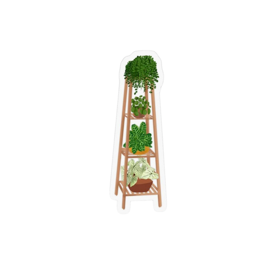 Plant Shelf Ladder Sticker | Indoor Plant Sticker BD