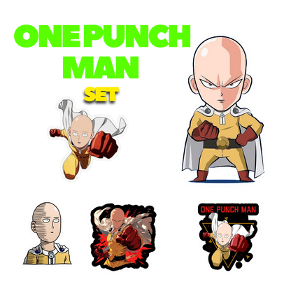 One Punch Man Sticker Set | Customized Sticker BD