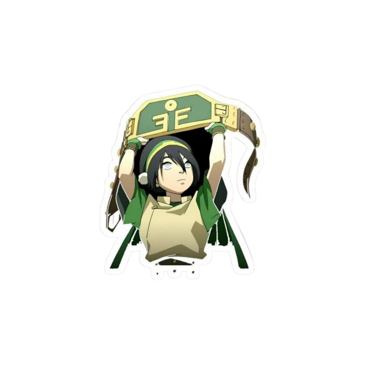 Avatar: The Last Airbender Toph Earthbending Sticker | Customized Sticker BD