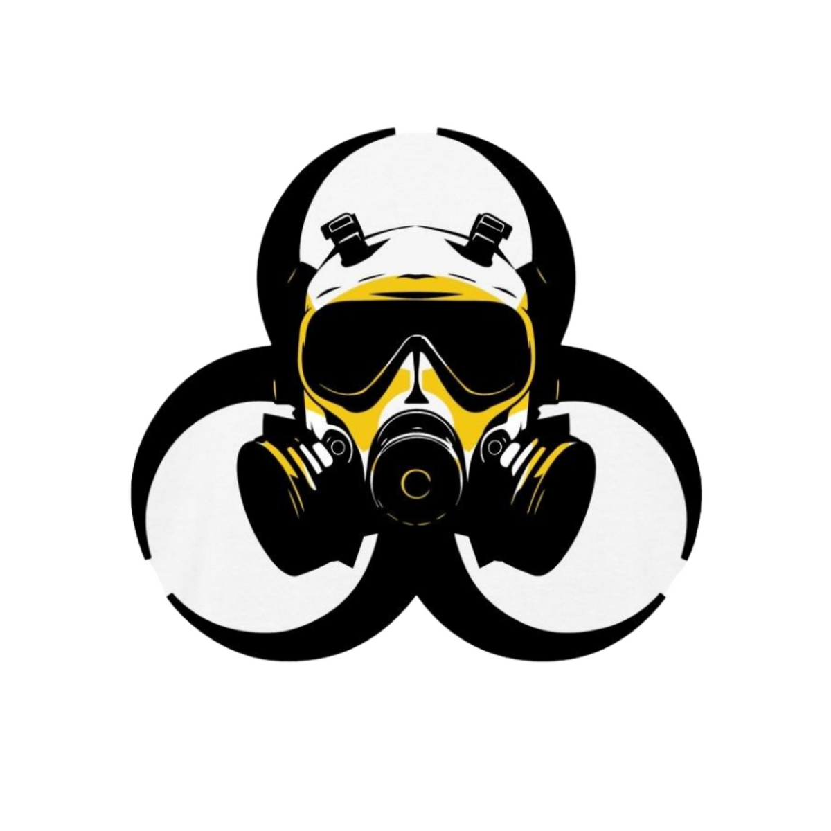 Gas Mask Emblem Sticker | Combat & Military | Customized Sticker BD