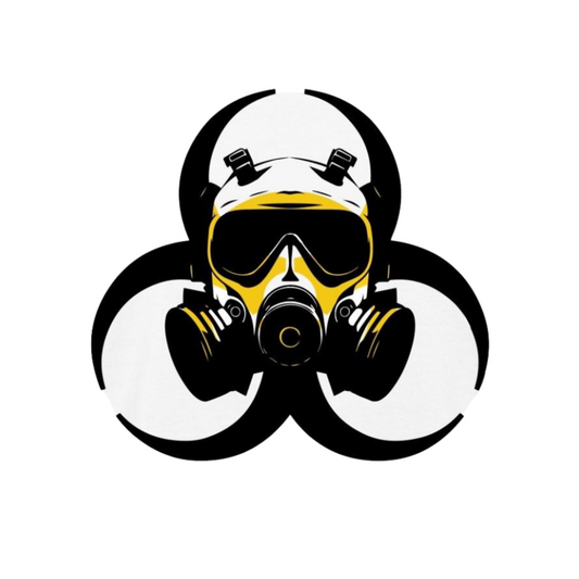 Gas Mask Emblem Sticker | Combat & Military | Customized Sticker BD