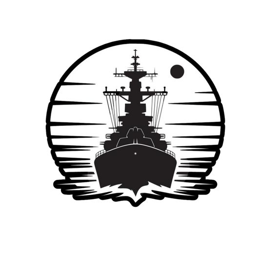 Battleship Sticker | Sunset Design | Customized Sticker BD
