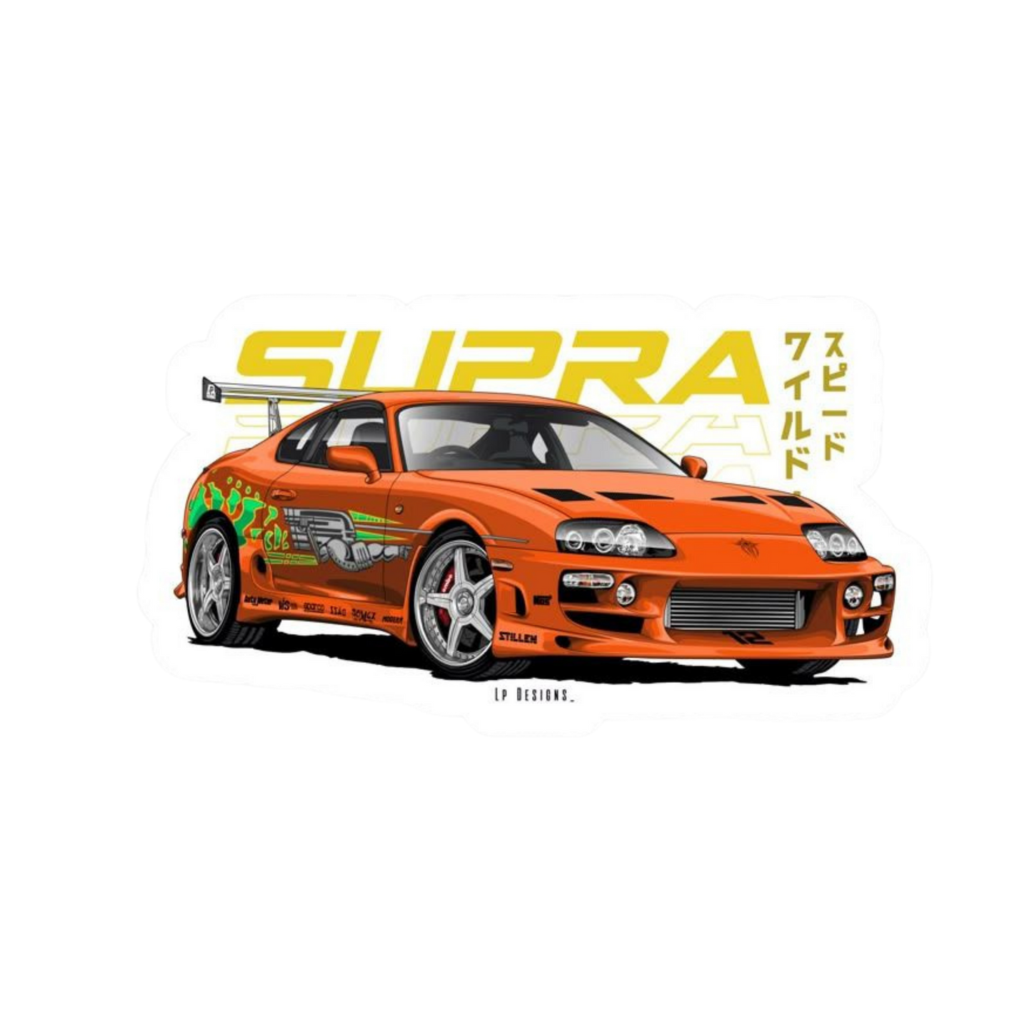 Racing Car 5 | JDM Car | Customized Sticker