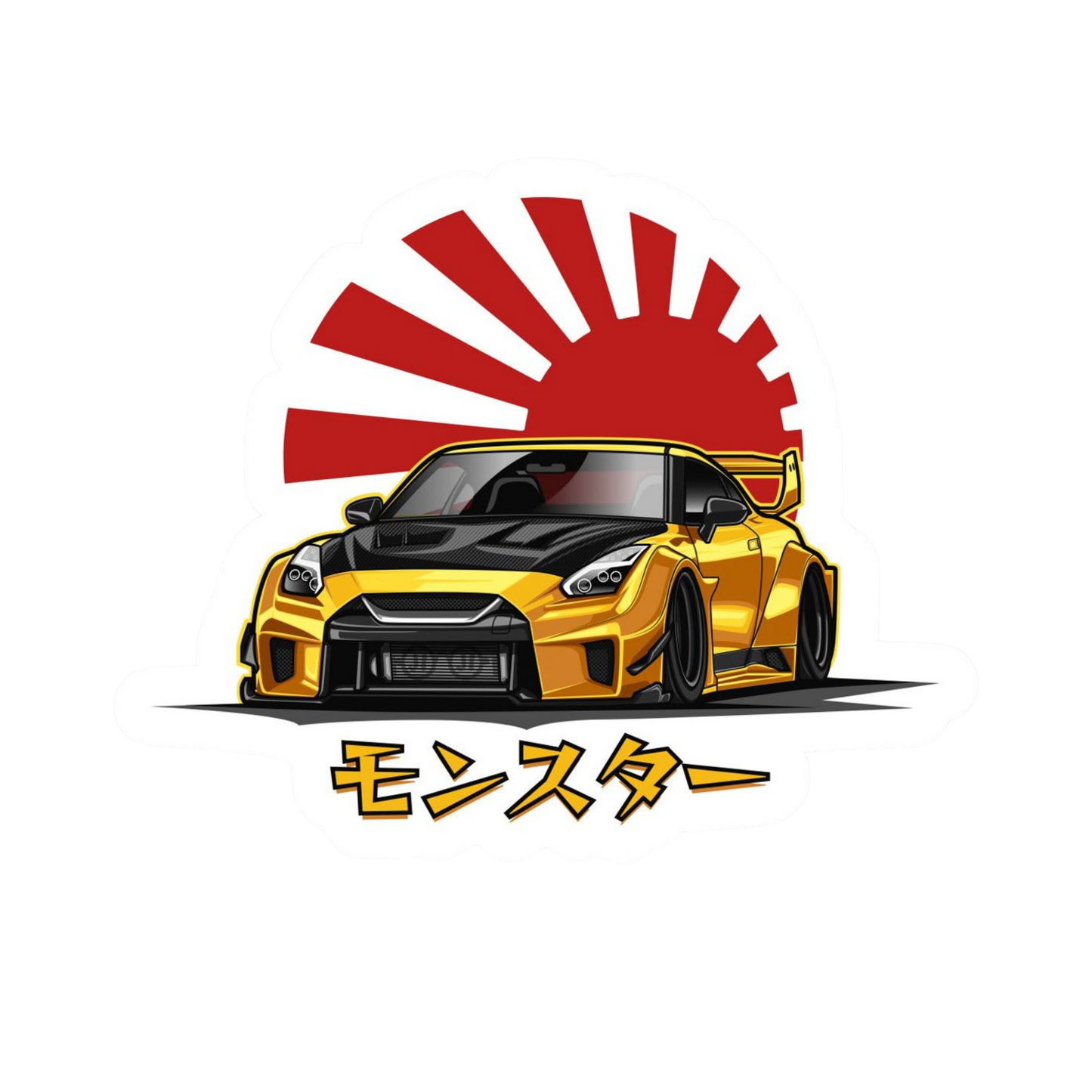 Racing Car 10 | JDM Car | Customized Sticker