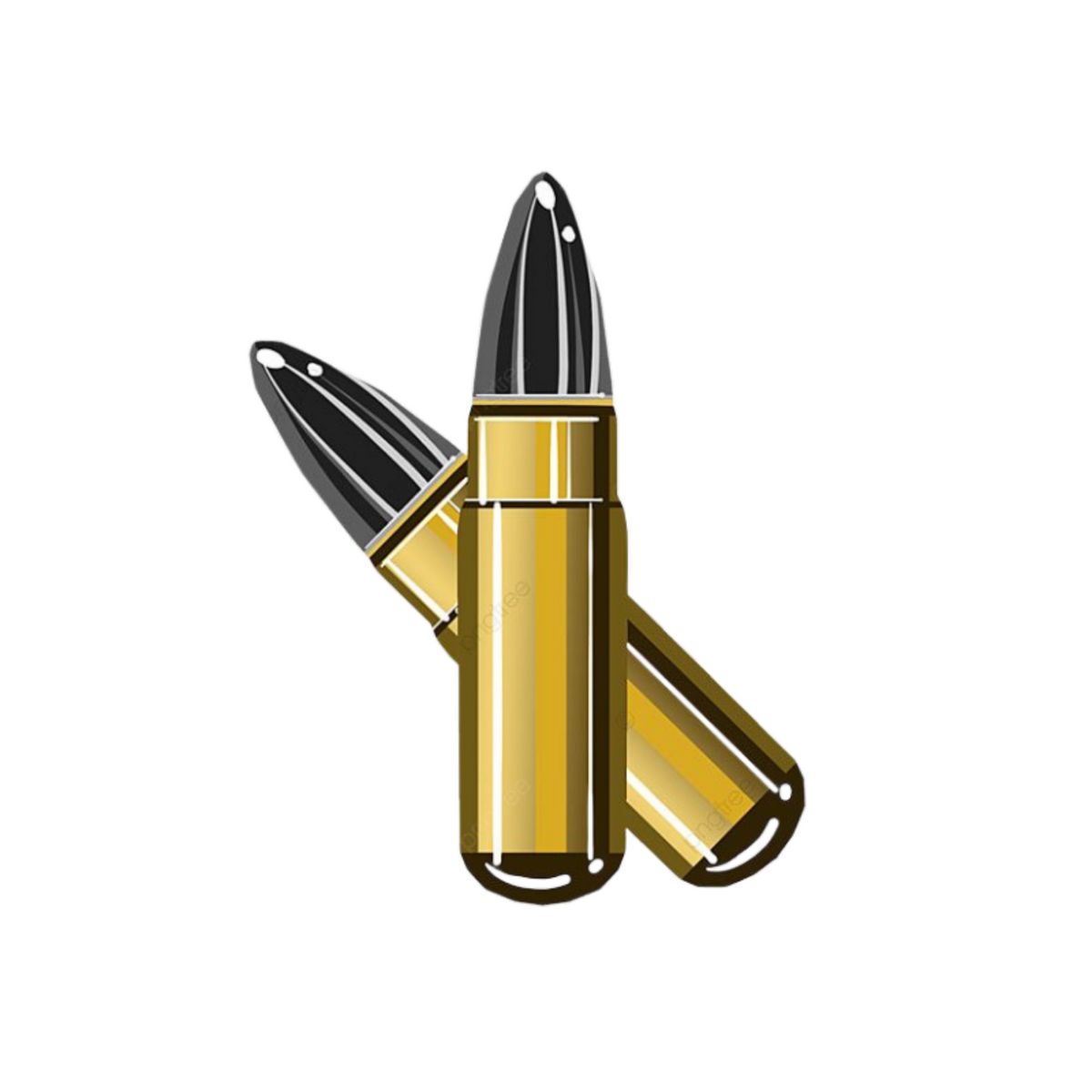 Crossed Bullets Sticker | Combat & Military | Customized Sticker BD