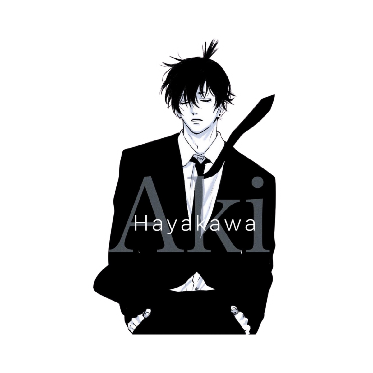 Aki Hayakawa Suit Sticker | Chainsaw Man Anime Sticker | Customized Sticker BD