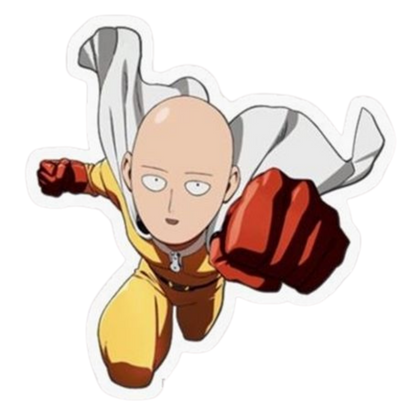 One Punch Man Sticker Set | Customized Sticker BD