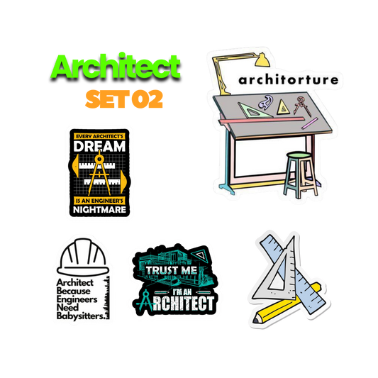 Architect Sticker Set 2 | Sticker | Architect