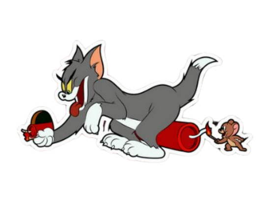 Tom & Jerry Sticker 28 | Customized Sticker BD