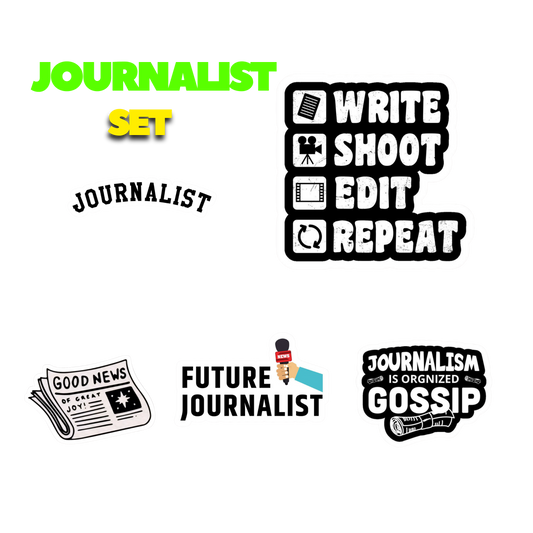 Journalist Sticker Set | Customized Sticker BD