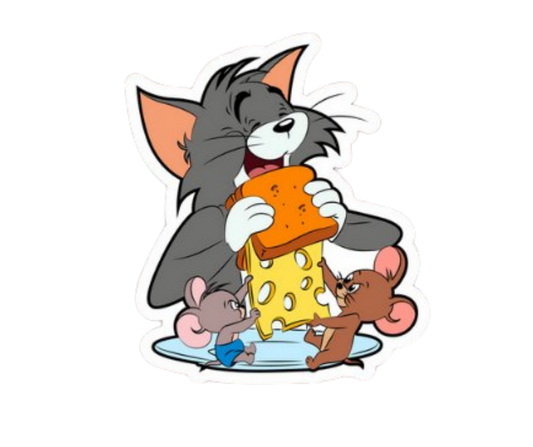 Tom & Jerry Sticker 29 | Customized Sticker BD