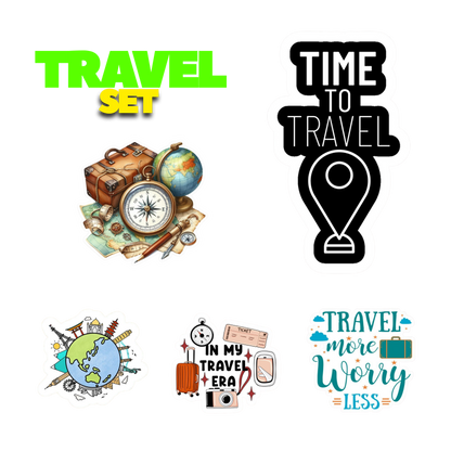 Travel Sticker Set | Premium Sticker | Customized Sticker BD