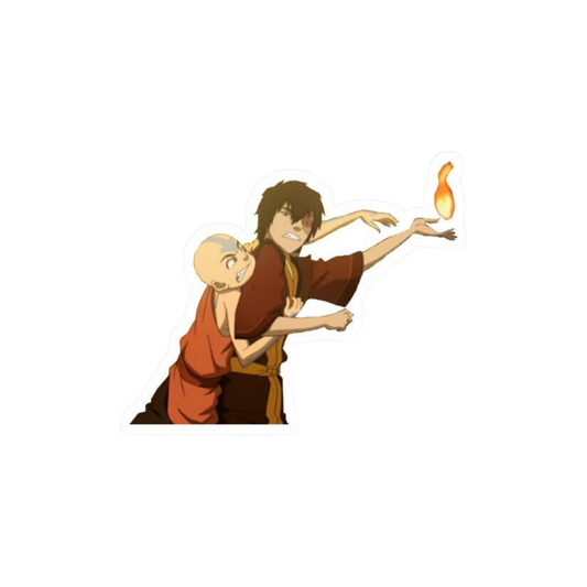 Avatar: The Last Airbender Aang & Zuko Firebending Sticker | Customized Sticker BD