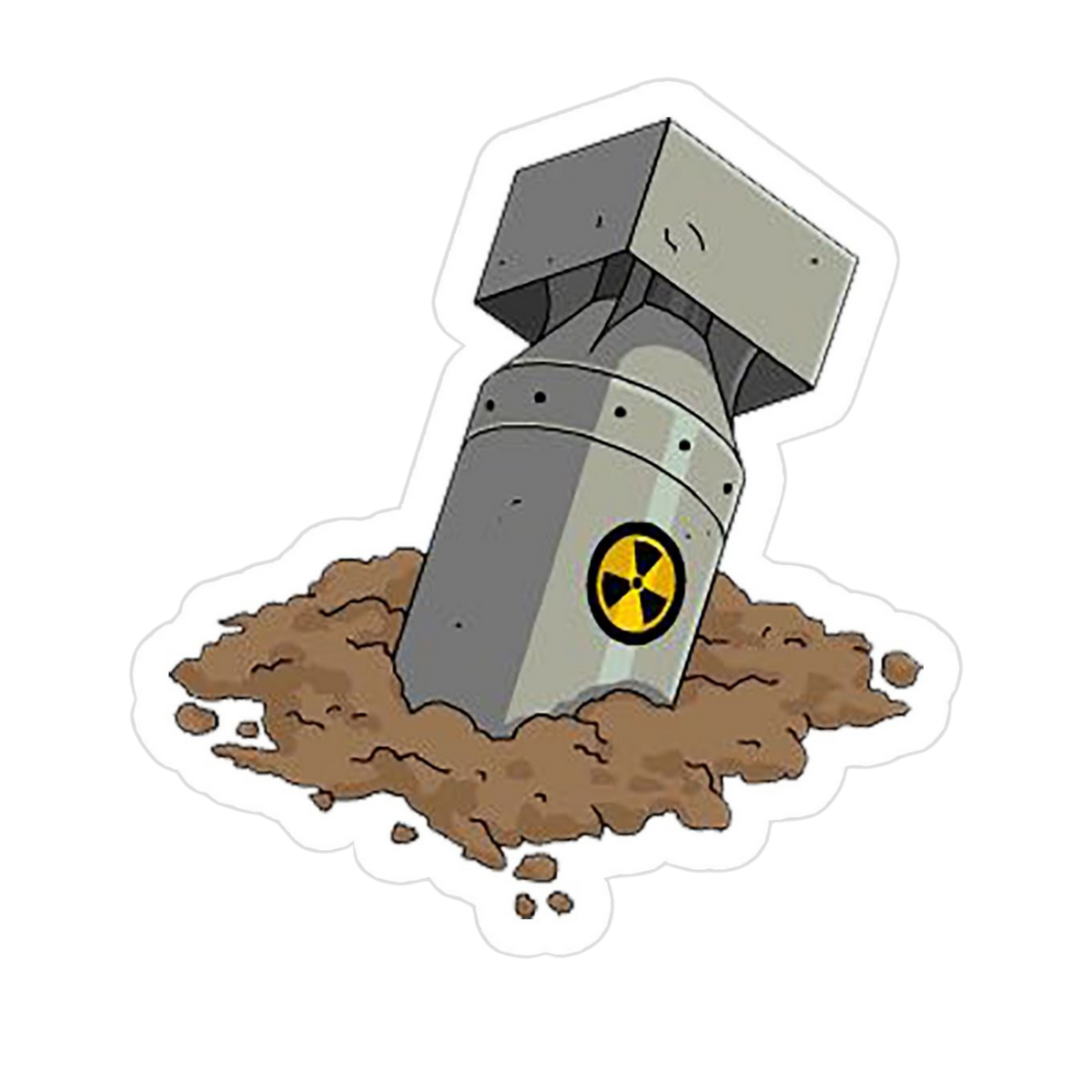 Radioactive Barrel Sticker | Combat & Military | Customized Sticker BD