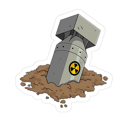 Radioactive Barrel Sticker | Combat & Military | Customized Sticker BD