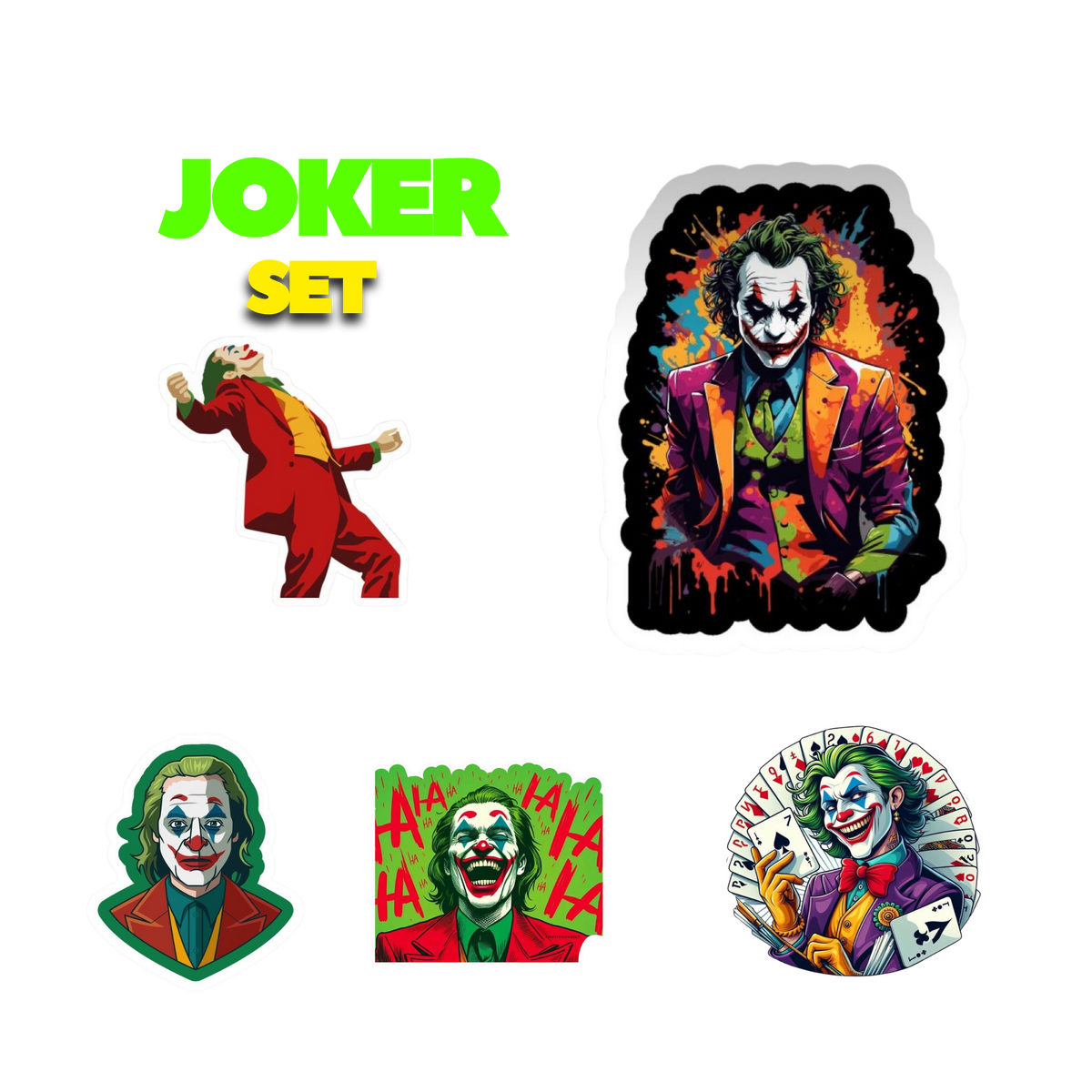 Joker Sticker Set | Customized Sticker BD