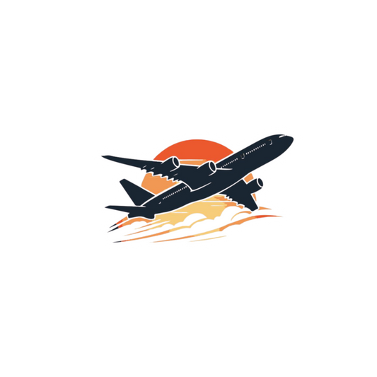 Airplane Takeoff Sticker | Air Force | Customized Sticker BD