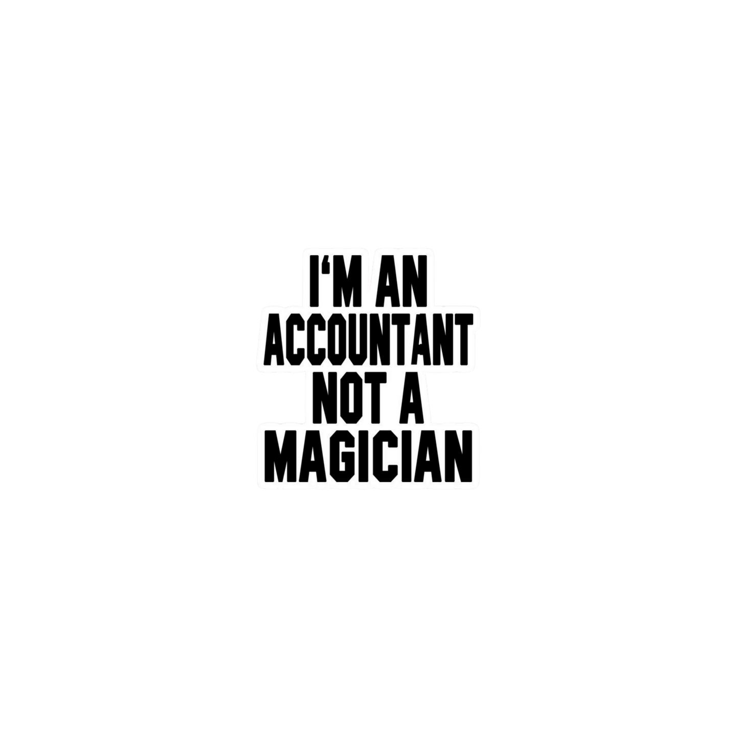 Accountant 11 | Sticker | Customized Sticker