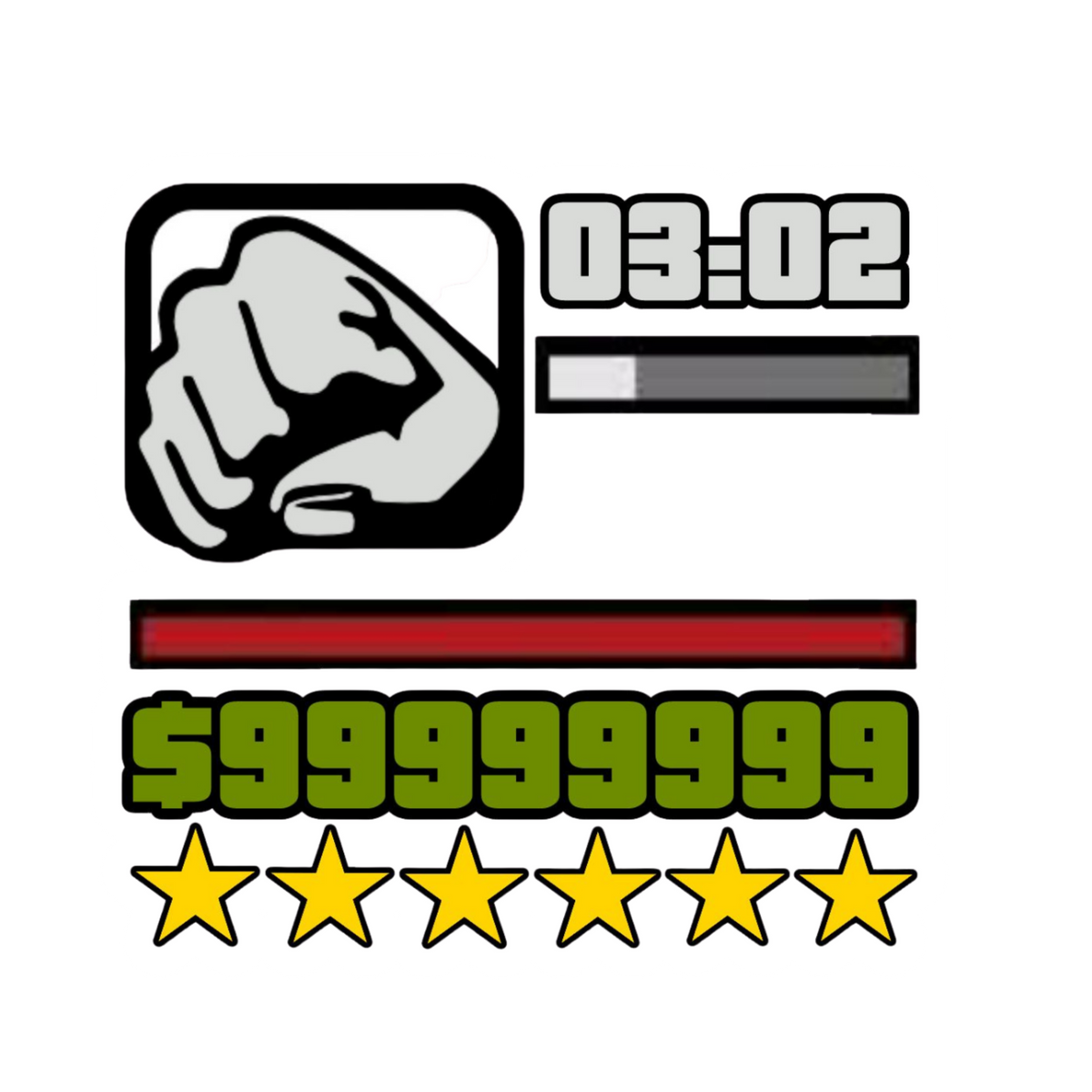 Vice City Sticker Set | Premium Sticker Paper | Customized Sticker BD