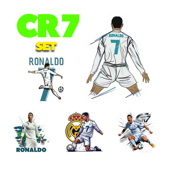 CR 7 Set | Cristiano Ronaldo | Portugal Football Sticker