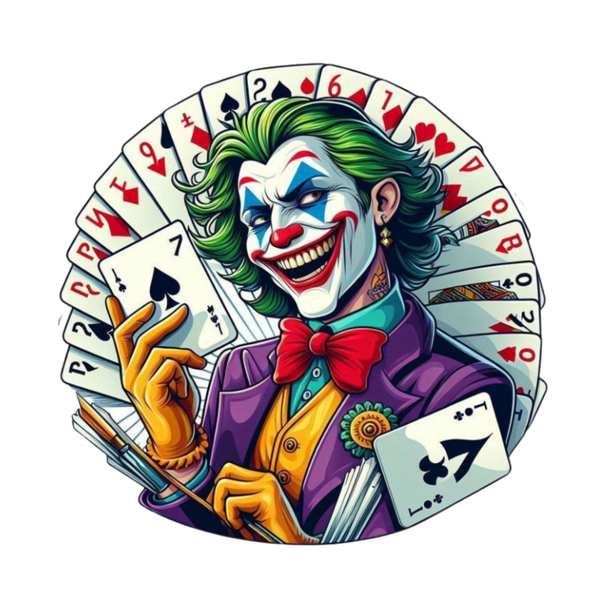 Joker Sticker Set | Customized Sticker BD