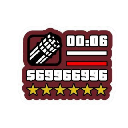 Vice City Sticker Set | Premium Sticker Paper | Customized Sticker BD
