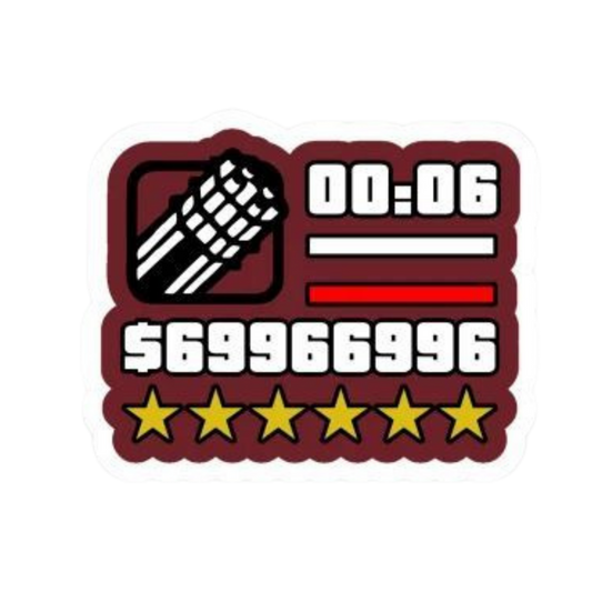 Vice City Sticker Set | Premium Sticker Paper | Customized Sticker BD