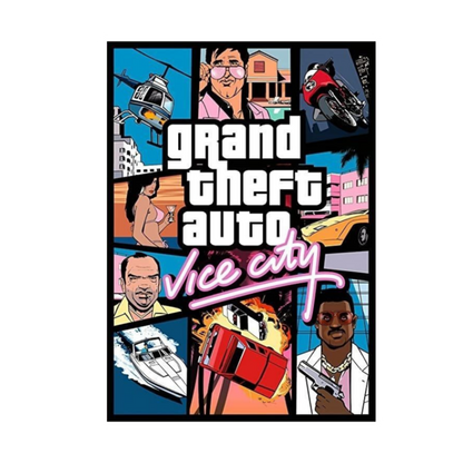 Vice City Sticker Set | Premium Sticker Paper | Customized Sticker BD