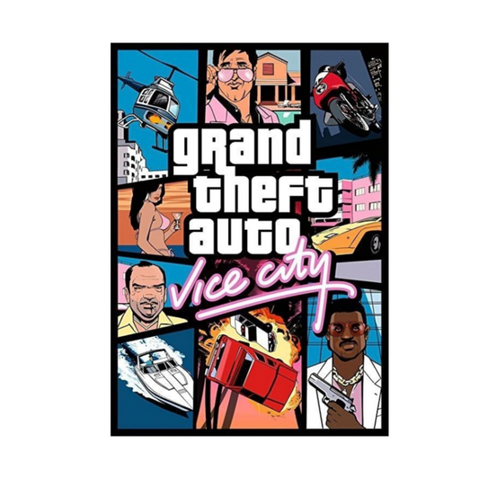 Vice City Sticker Set | Premium Sticker Paper | Customized Sticker BD