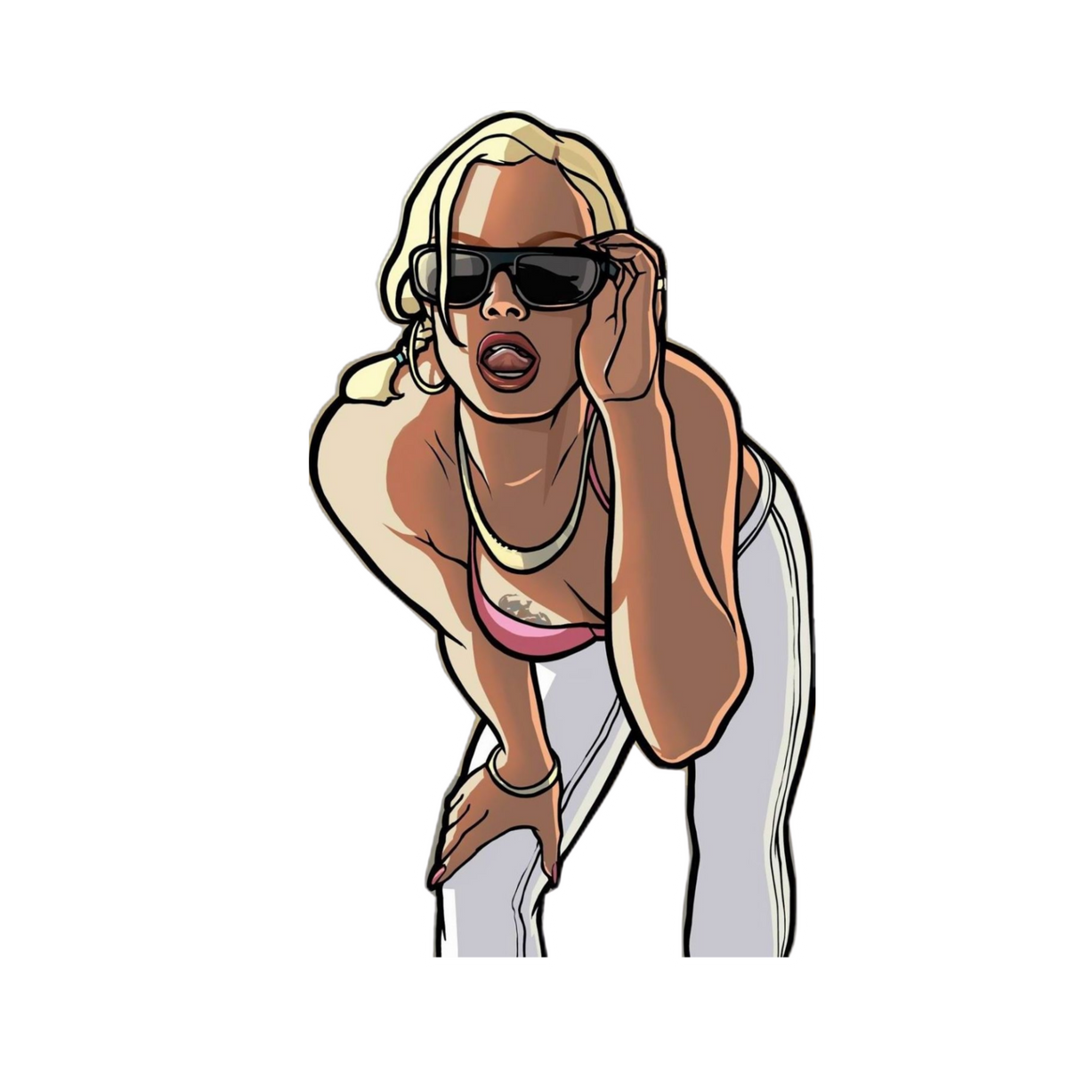 Vice City Sticker 8 | Premium Sticker | Customized Sticker BD