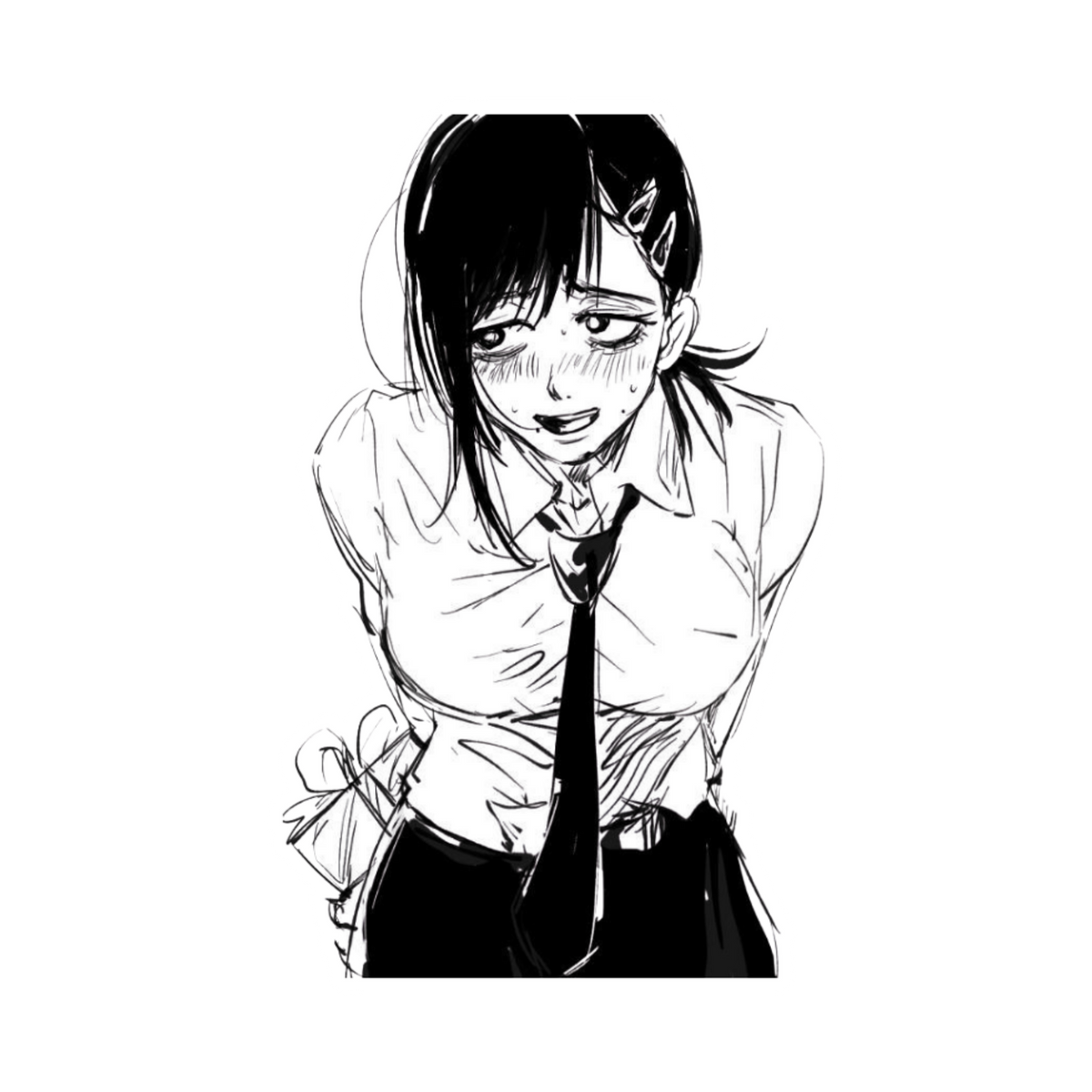 Himeno Lean Sticker | Chainsaw Man Anime Sticker | Customized Sticker BD